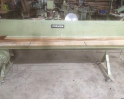 Maschine: MAYER  Furniersäge